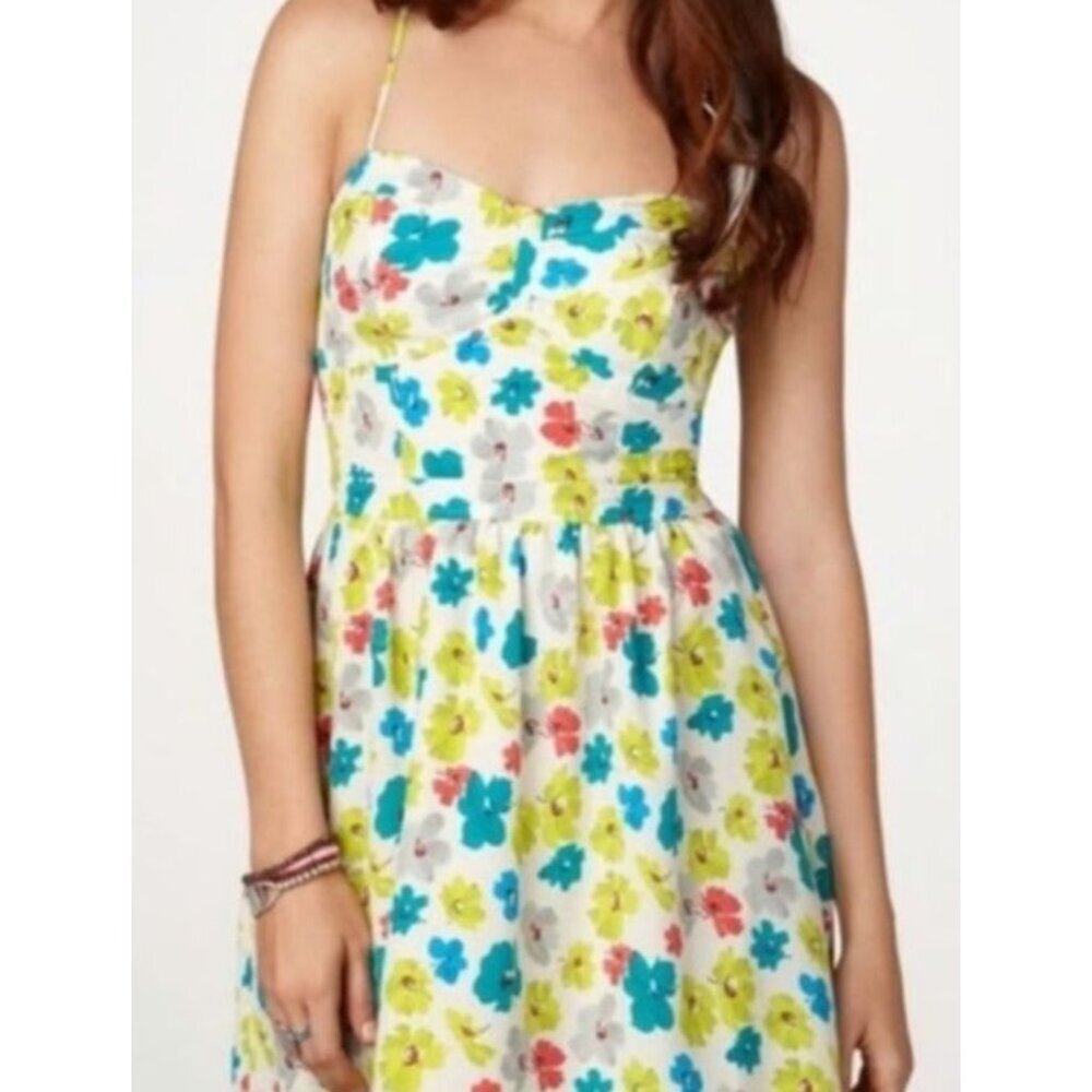 American Eagle Outfitters Floral Sundress White Womens 6
